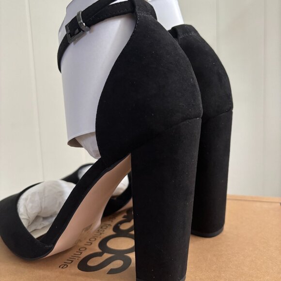 ASOS 'Penalty 'Pointed High Heels Black NIB Size 8 - Picture 4 of 9